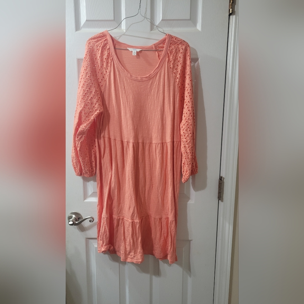 Time and Tru Medium Coral Dress